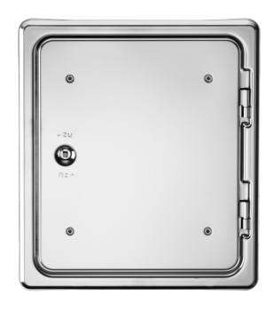 Kamintür Edelstahl Einbaumaß 25 x 30 cm, Upmann 10158